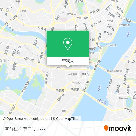 琴台社区-东二门地图
