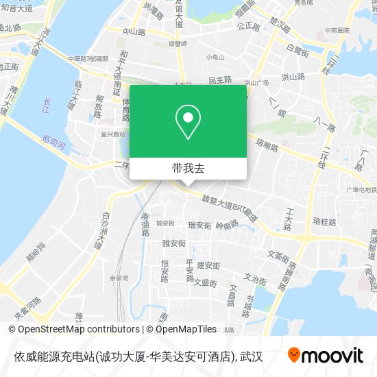 依威能源充电站(诚功大厦-华美达安可酒店)地图