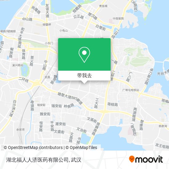 湖北福人人济医药有限公司地图