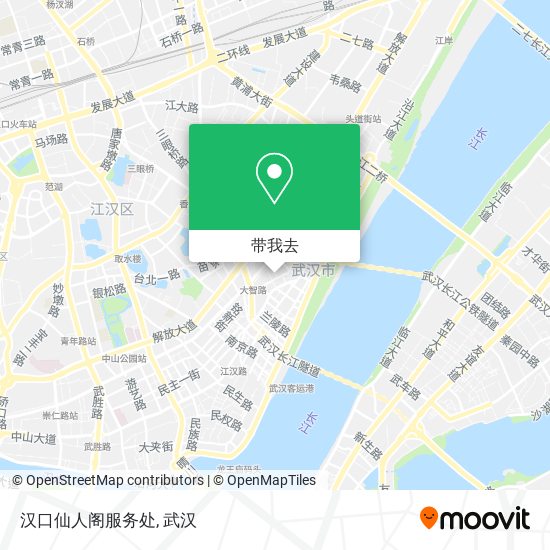 汉口仙人阁服务处地图