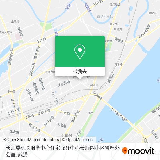 长江委机关服务中心住宅服务中心长顺园小区管理办公室地图