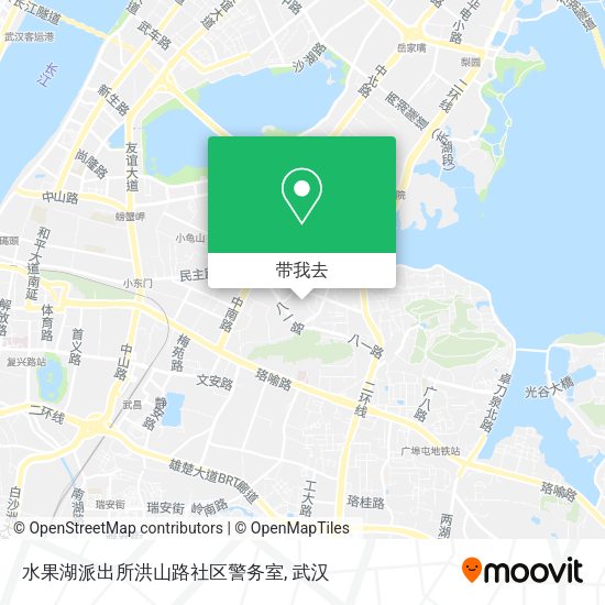 水果湖派出所洪山路社区警务室地图