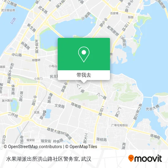 水果湖派出所洪山路社区警务室地图