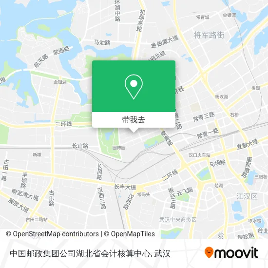 中国邮政集团公司湖北省会计核算中心地图