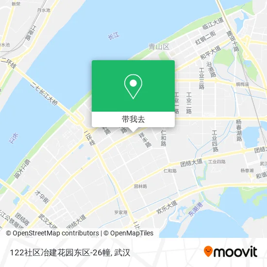 122社区冶建花园东区-26幢地图