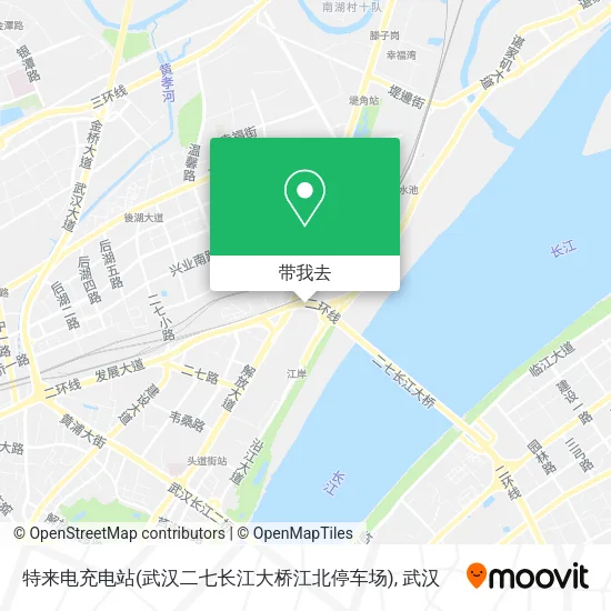 特来电充电站(武汉二七长江大桥江北停车场)地图