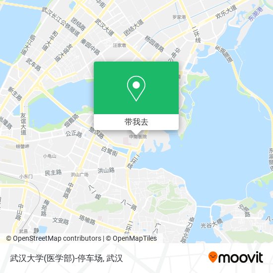 武汉大学(医学部)-停车场地图