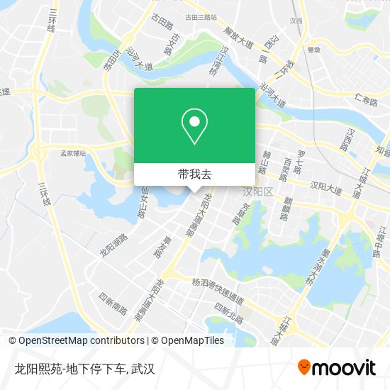 龙阳熙苑-地下停下车地图