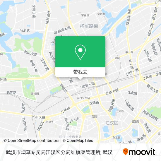 武汉市烟草专卖局江汉区分局红旗渠管理所地图