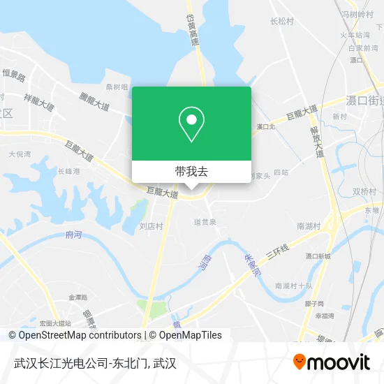 武汉长江光电公司-东北门地图