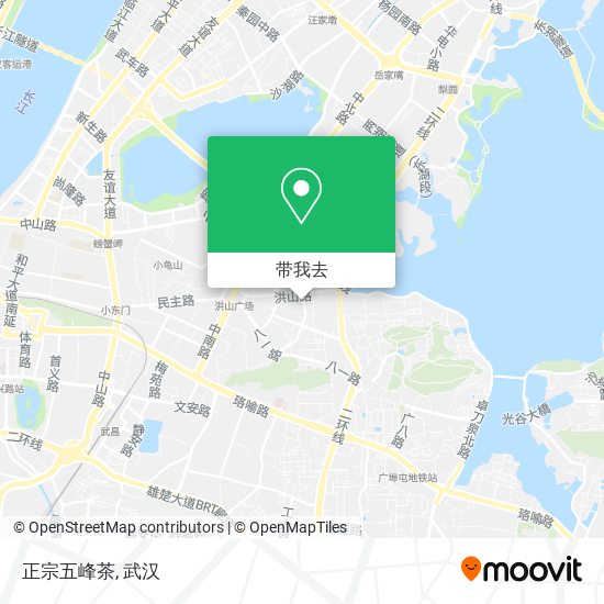 正宗五峰茶地图