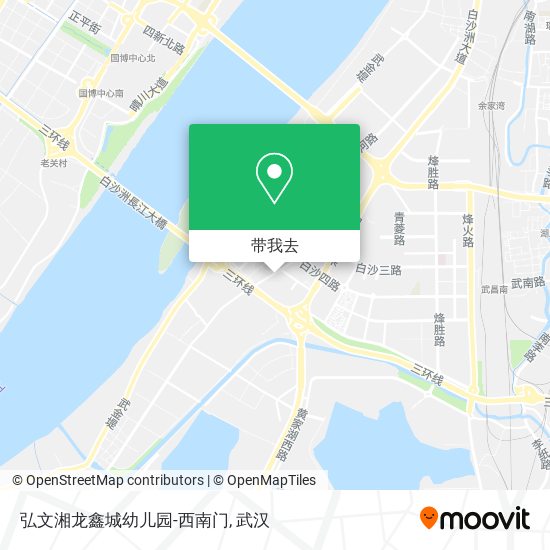 弘文湘龙鑫城幼儿园-西南门地图