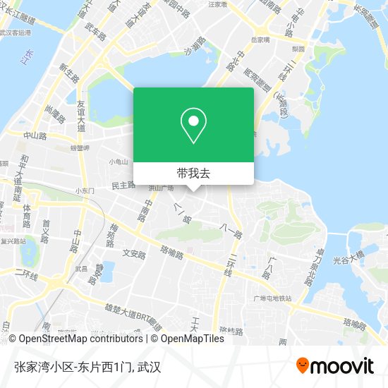 张家湾小区-东片西1门地图