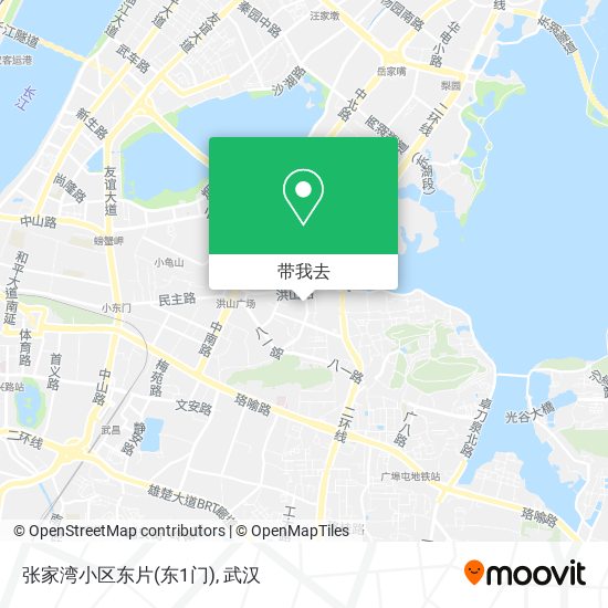 张家湾小区东片(东1门)地图