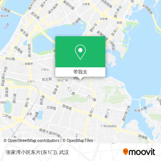 张家湾小区东片(东1门)地图