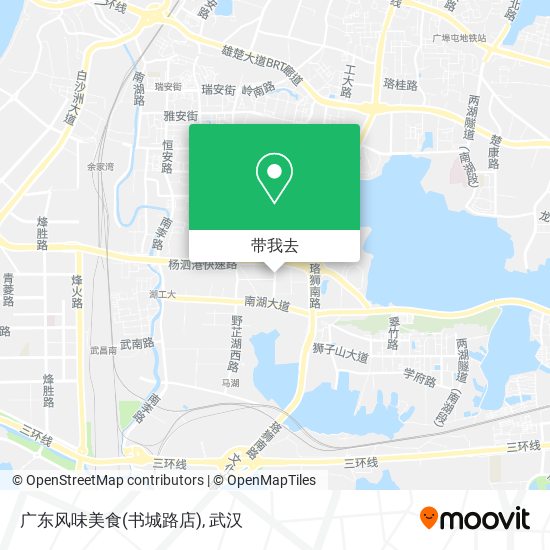 广东风味美食(书城路店)地图