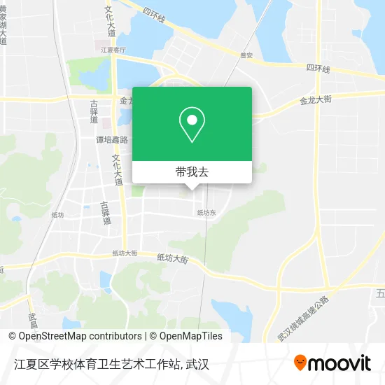 江夏区学校体育卫生艺术工作站地图