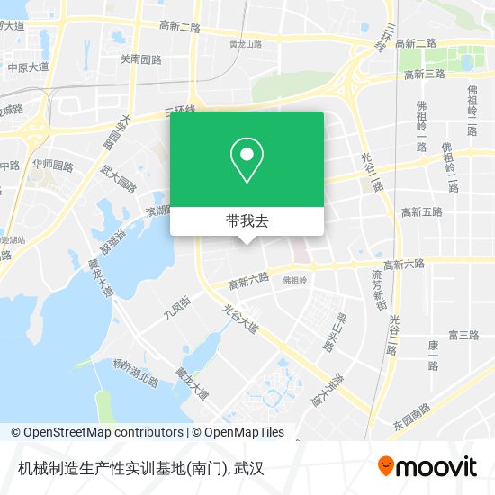 机械制造生产性实训基地(南门)地图