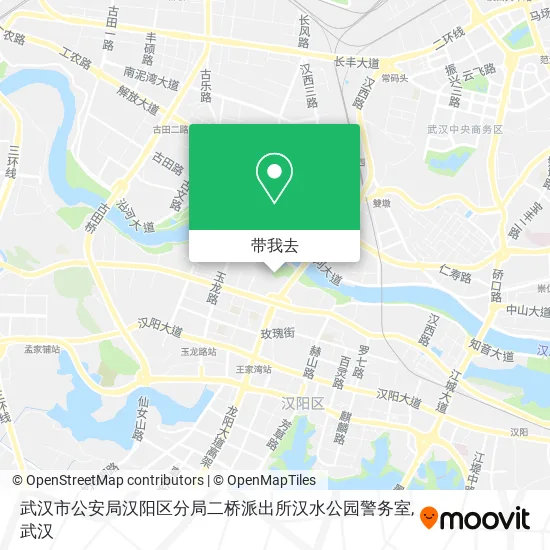 武汉市公安局汉阳区分局二桥派出所汉水公园警务室地图