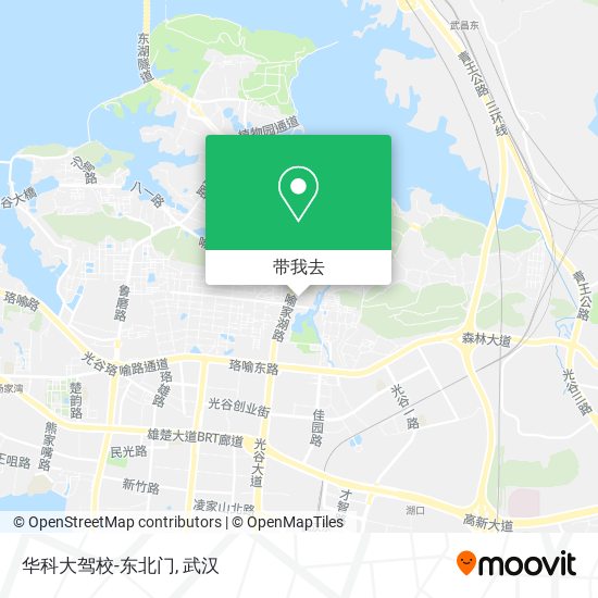 华科大驾校-东北门地图