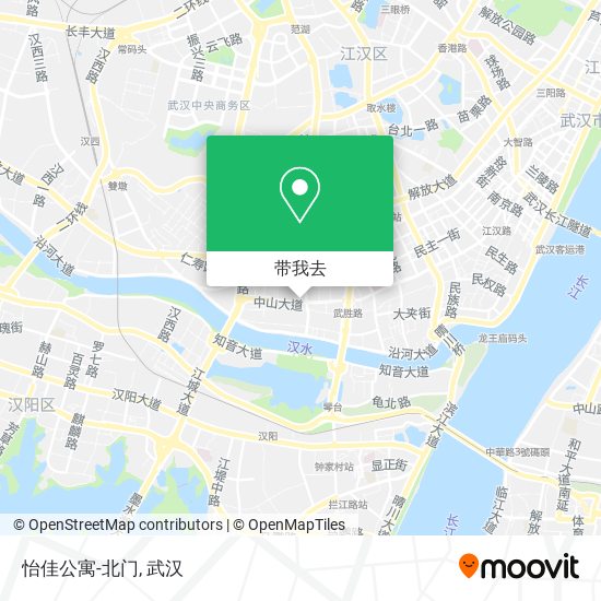 怡佳公寓-北门地图
