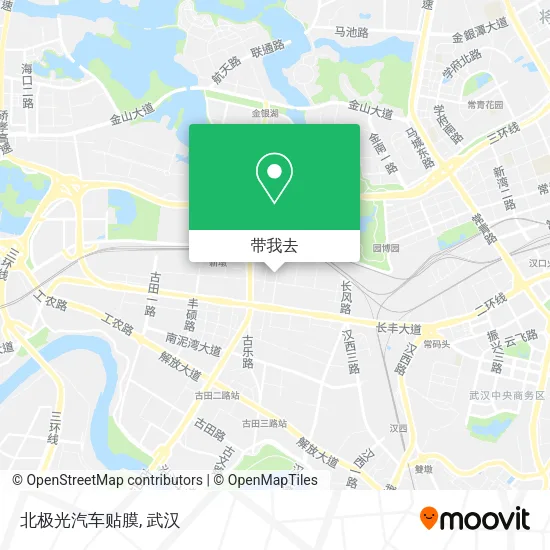 北极光汽车贴膜地图