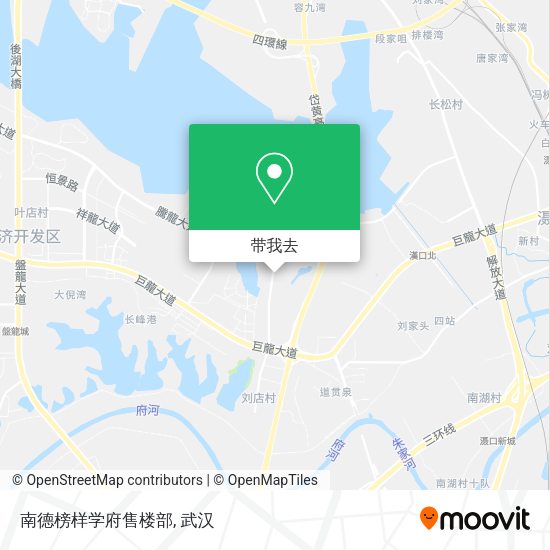 南德榜样学府售楼部地图