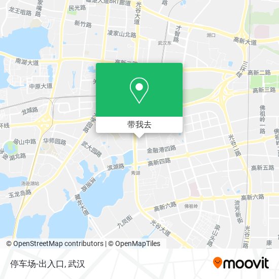 停车场-出入口地图