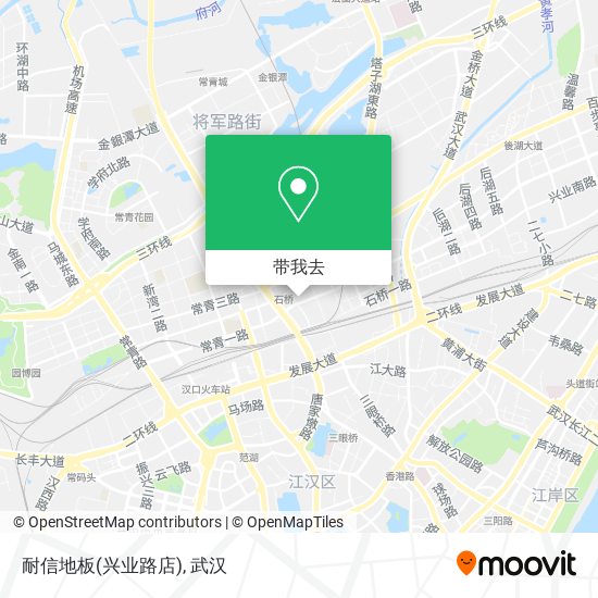 耐信地板(兴业路店)地图