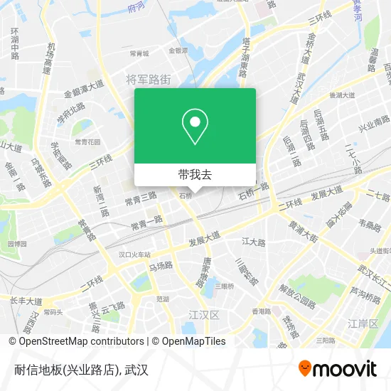 耐信地板(兴业路店)地图