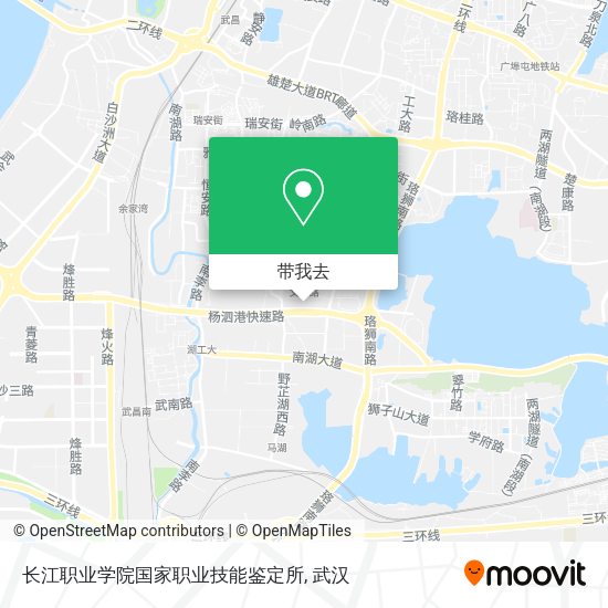 长江职业学院国家职业技能鉴定所地图