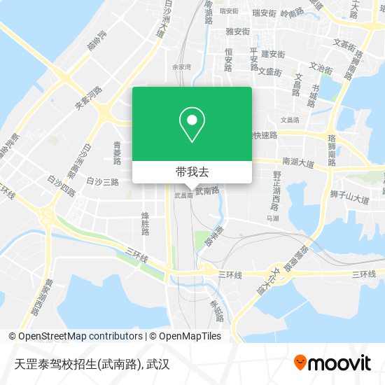 天罡泰驾校招生(武南路)地图