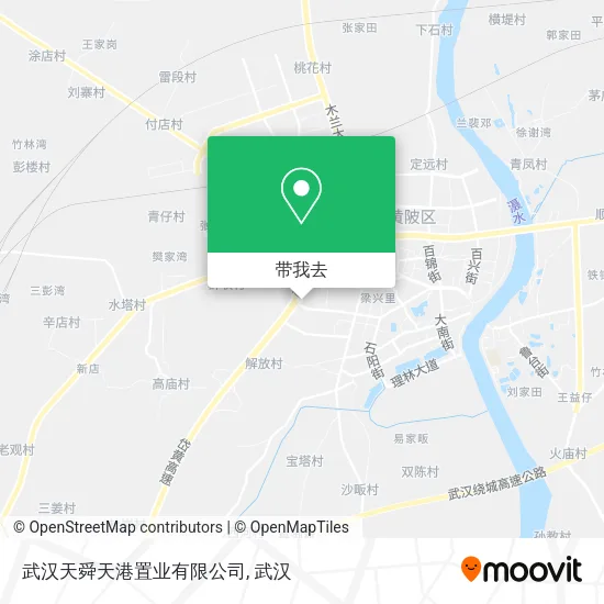武汉天舜天港置业有限公司地图