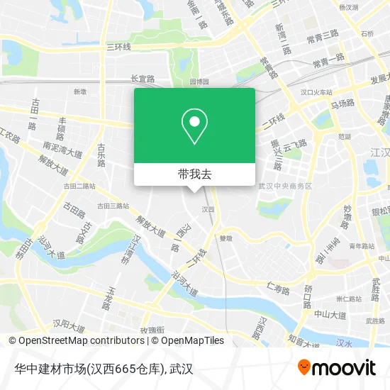 华中建材市场(汉西665仓库)地图