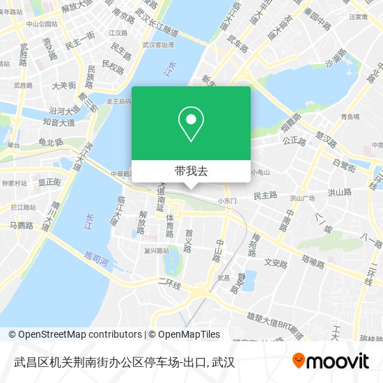 武昌区机关荆南街办公区停车场-出口地图