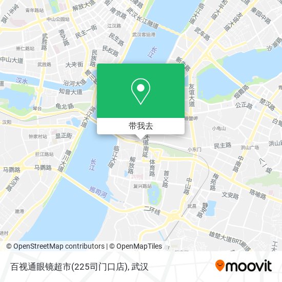 百视通眼镜超市(225司门口店)地图