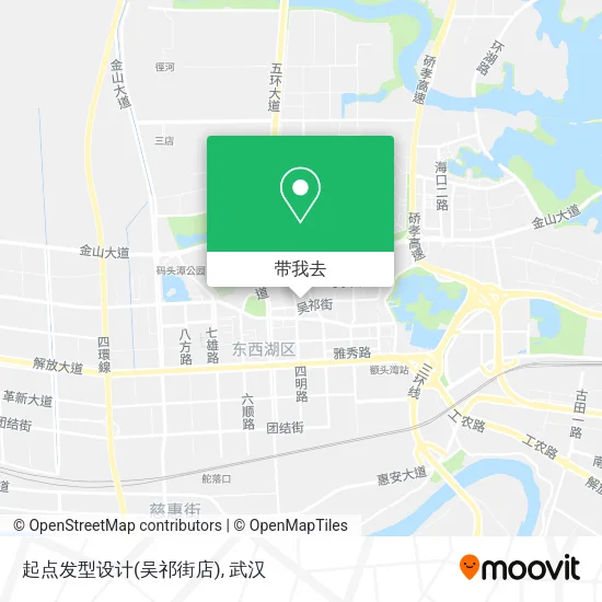 起点发型设计(吴祁街店)地图