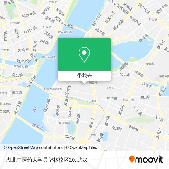 湖北中医药大学昙华林校区20地图