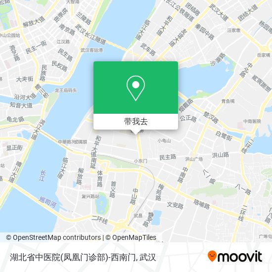 湖北省中医院(凤凰门诊部)-西南门地图