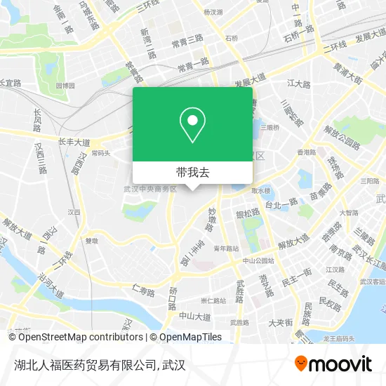 湖北人福医药贸易有限公司地图