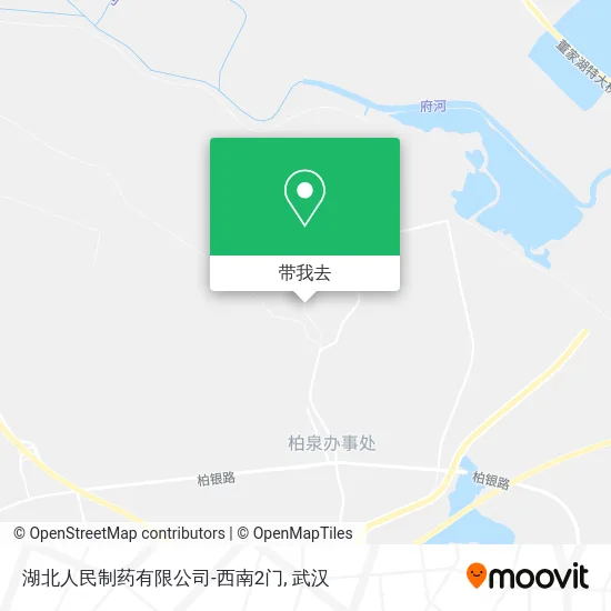 湖北人民制药有限公司-西南2门地图