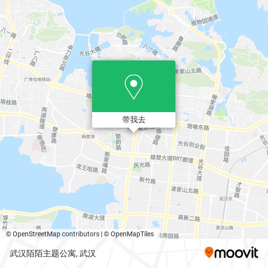 武汉陌陌主题公寓地图