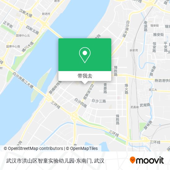 武汉市洪山区智童实验幼儿园-东南门地图