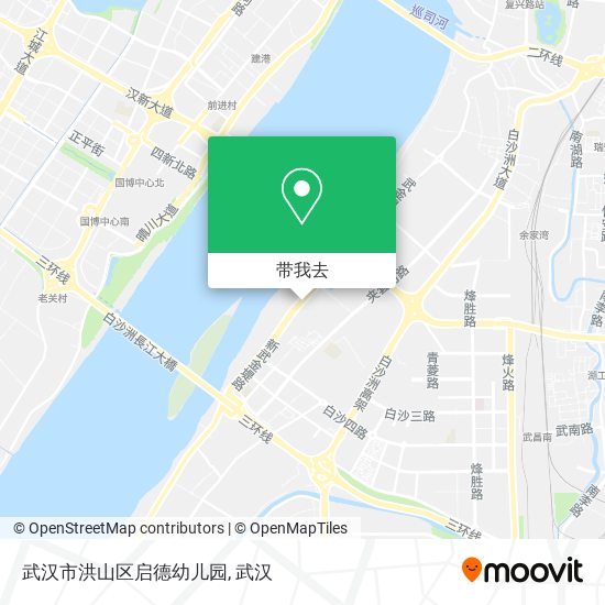 武汉市洪山区启德幼儿园地图