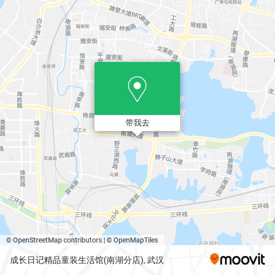 成长日记精品童装生活馆(南湖分店)地图