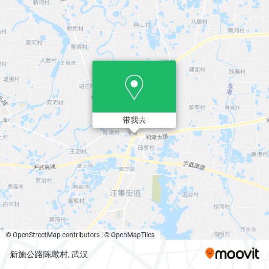 新施公路陈墩村地图