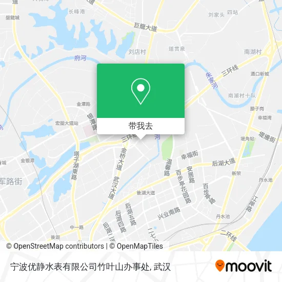 宁波优静水表有限公司竹叶山办事处地图