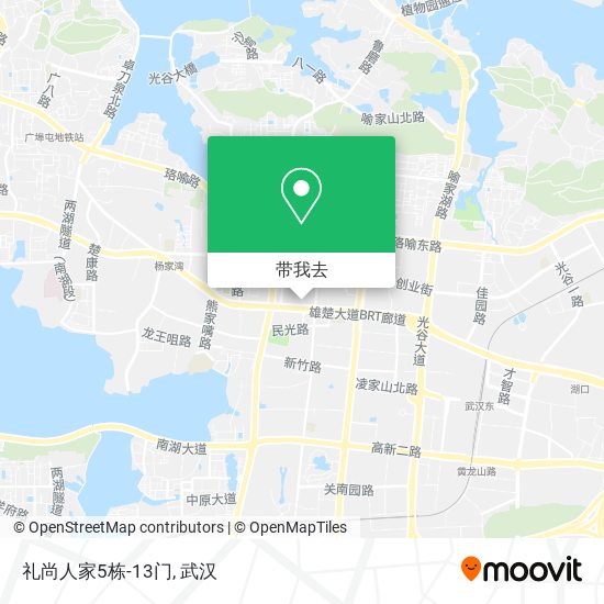 礼尚人家5栋-13门地图