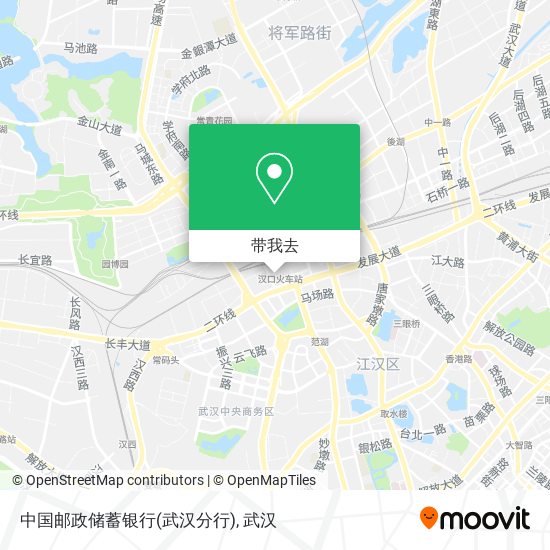 中国邮政储蓄银行(武汉分行)地图