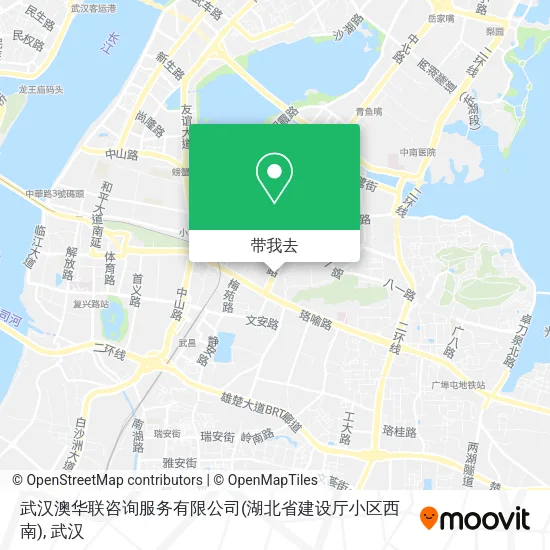 武汉澳华联咨询服务有限公司(湖北省建设厅小区西南)地图